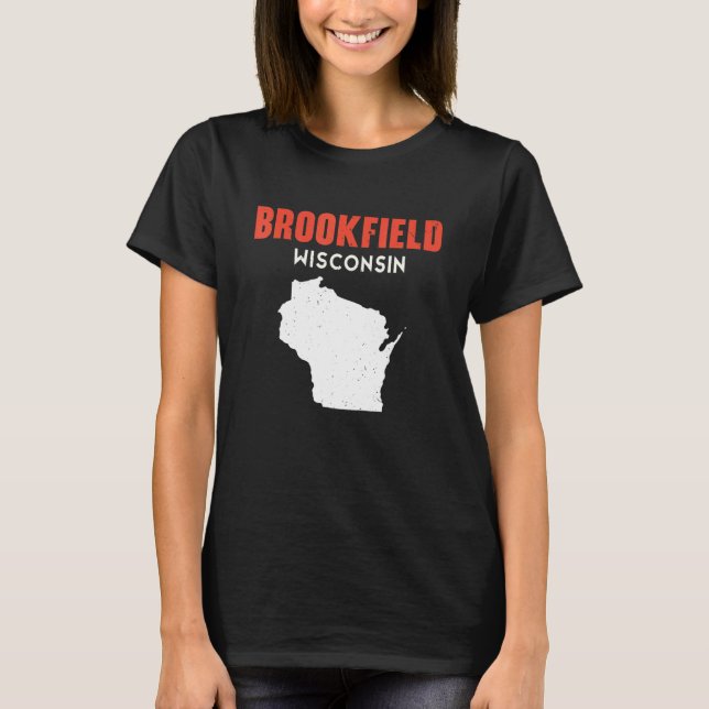 Brookfield USA State America Travel Montanan Helen T Shirt (Framsida)