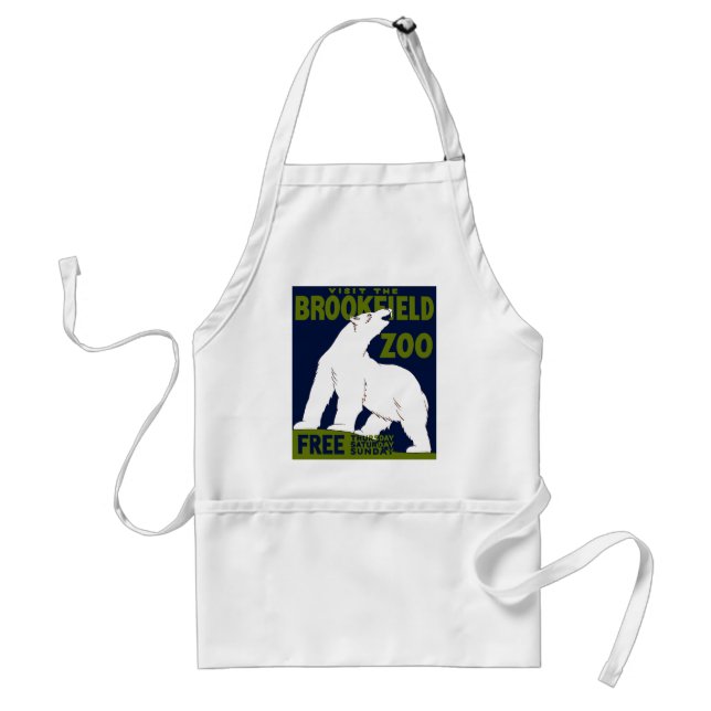 Brookfield Zoo, Federal Art Programme Poster 1936 Förkläde (Framsidan)