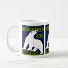 Brookfield Zoo, Federal Art Programme Poster 1936 Kaffemugg