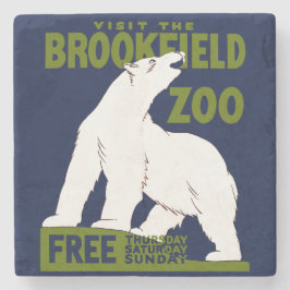Brookfield Zoo, Federal Art Programme Poster 1936 Stenunderlägg