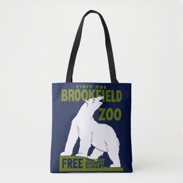 Brookfield Zoo, Federal Art Programme Poster 1936 Tygkasse (Framsida)