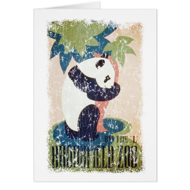 Brookfield Zoo-Panda i nöd Hälsningskort (Framsidan)