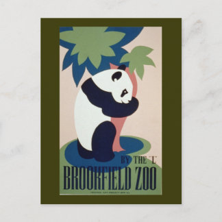 Brookfield Zoo Panda Vykort
