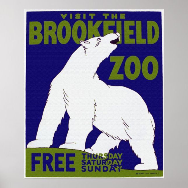 Brookfield Zoo Poster (Framsidan)