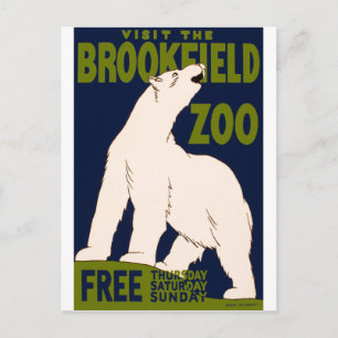 Brookfield Zoo Vykort
