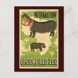 Brookfield Zoo Vykort