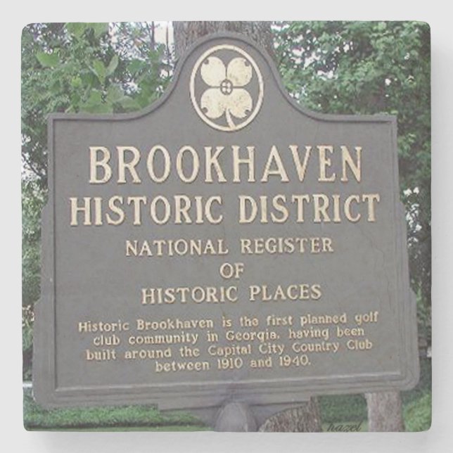 Brookhaven Atlanta, Historic Brookhaven, Brookhave Underlägg Sten (Framsidan)