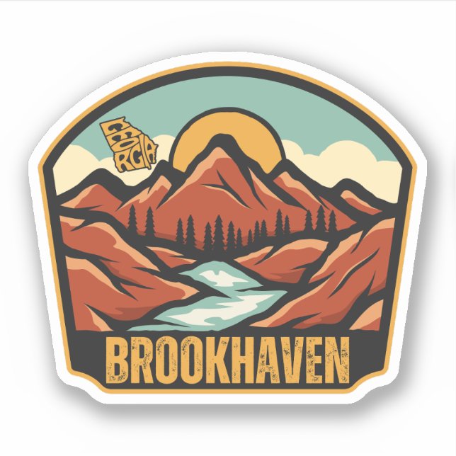 Brookhaven, Georgia Klistermärken (Framsida)