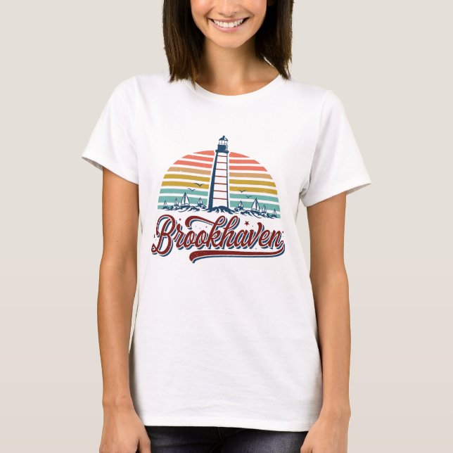 Brookhaven New York T Shirt (Framsida)
