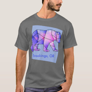Brookings- eller Galaxy Bear Abstrakt Geometrical  T Shirt