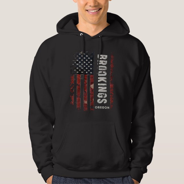 Brookings Oregon Hoodie (Framsida)