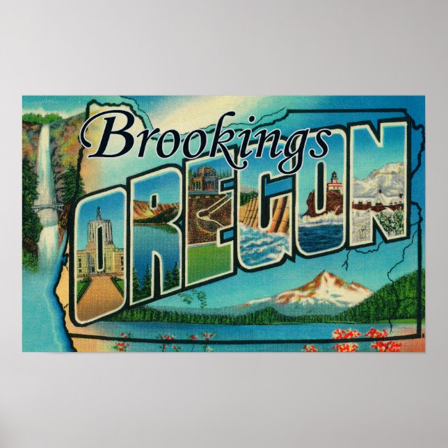 Brookings, Oregon - Stora Brev-scenen Poster (Framsidan)