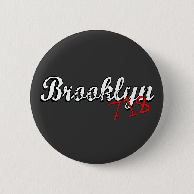 Brooklyn 718 knapp (Framsida)