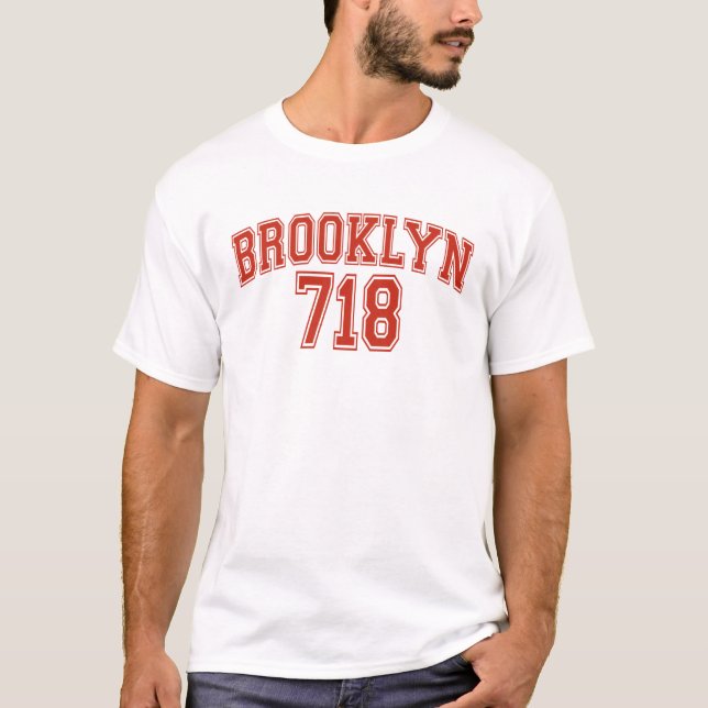 Brooklyn 718 T-tröja Tröja (Framsida)