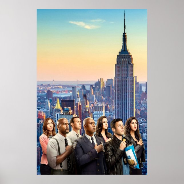 Brooklyn 99 Cast Poster (Framsidan)