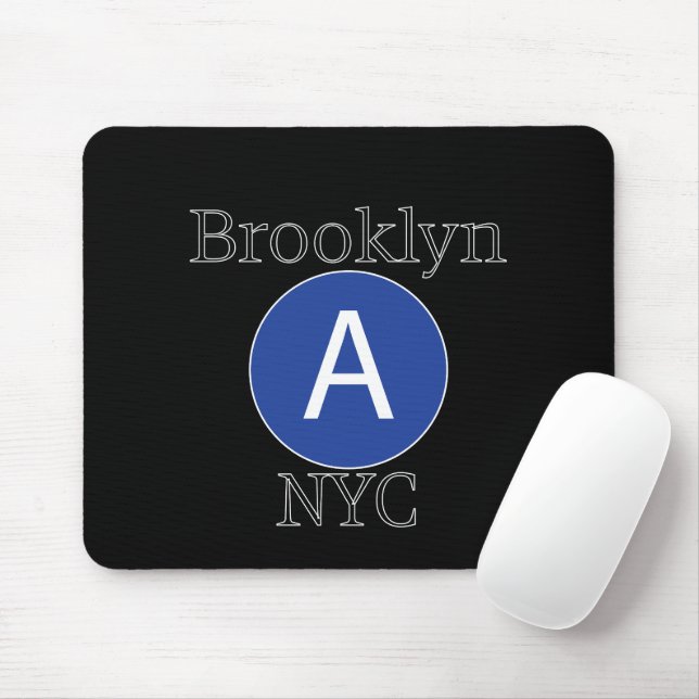 Brooklyn A Tåg Musmatta (Med mus)