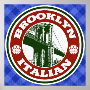 Brooklyn American Italy Poster Print