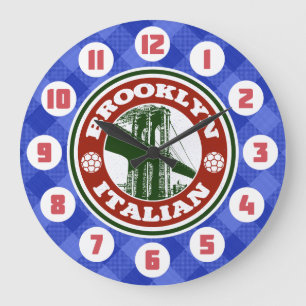 Brooklyn American Round Clock Stor Klocka