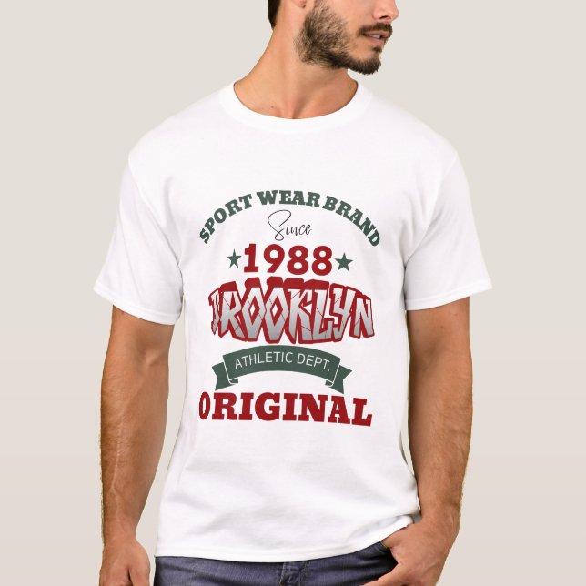Brooklyn Athletic T Shirt (Framsida)