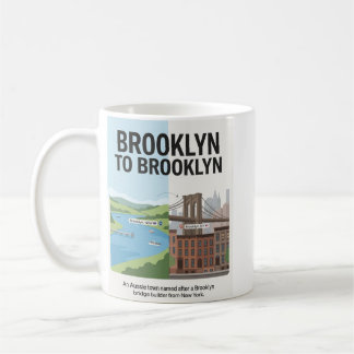 Brooklyn: Australien + New York tvillingförbindels Kaffemugg