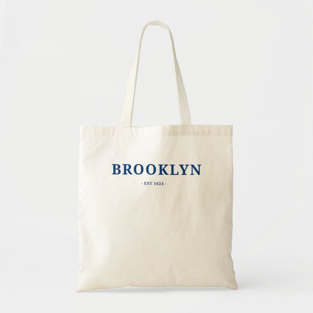 Brooklyn axelväska tygkasse (Framsidan)