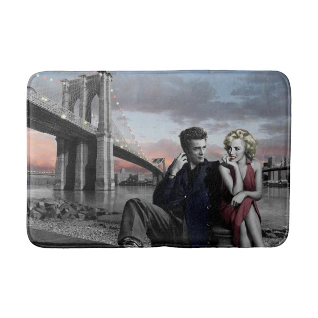 Brooklyn B&W 2 Badrumsmatta (Framsidan)