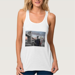 Brooklyn B&W Linne Med Racerback
