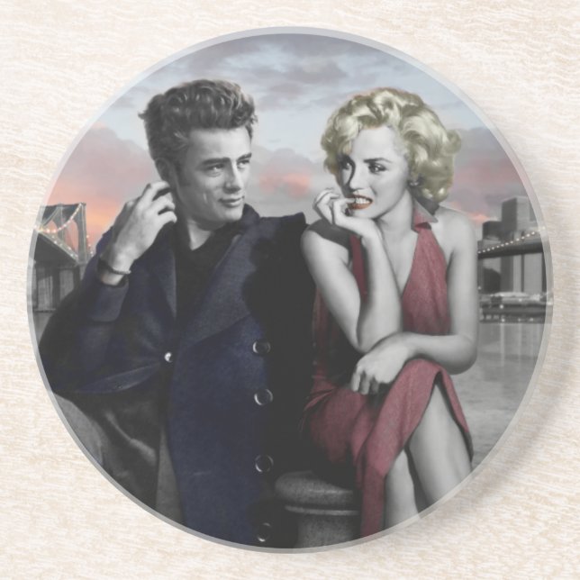 Brooklyn B&W Underlägg Sandsten (Framsidan)