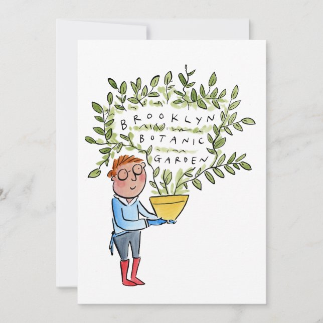 Brooklyn Botanical Garden Inbjudningar (Framsida)