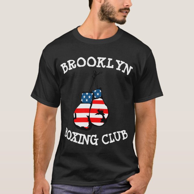 BROOKLYN BOXING KLUBB BOXING GLOVES T-SHIRTS (Framsida)