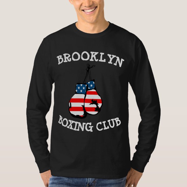 BROOKLYN BOXING KLUBB BOXING GLOVES T-SHIRTS (Framsida)