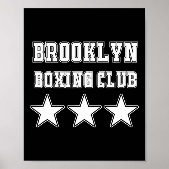 Brooklyn Boxing Klubb Stars Poster (Framsidan)