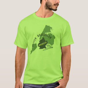 Brooklyn/Breukelen karta T-shirt