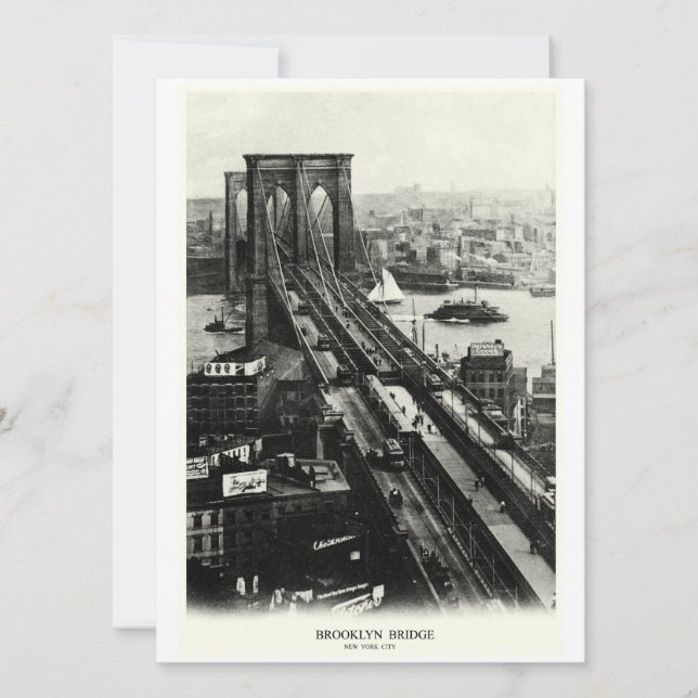 Brooklyn Bridge 1900 (Framsida)