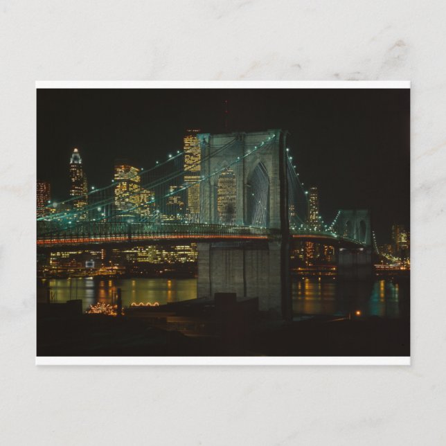 Brooklyn Bridge 1982 Vykort (Framsida)