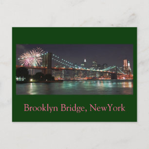Brooklyn Bridge 2009, Brooklyn Bridge, NewYork Vykort