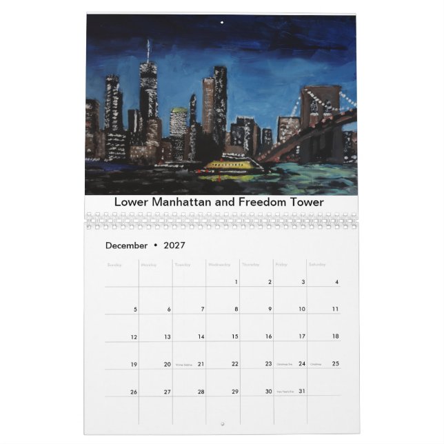 Brooklyn Bridge 2023 Calendar Kalender (Dec 2027)