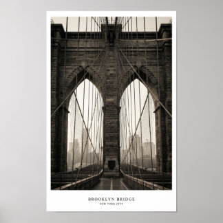 Brooklyn Bridge Affisch