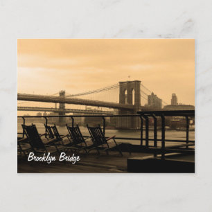 Brooklyn Bridge (anpassa den!) Vykort