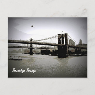 Brooklyn Bridge Art Postkort Vykort