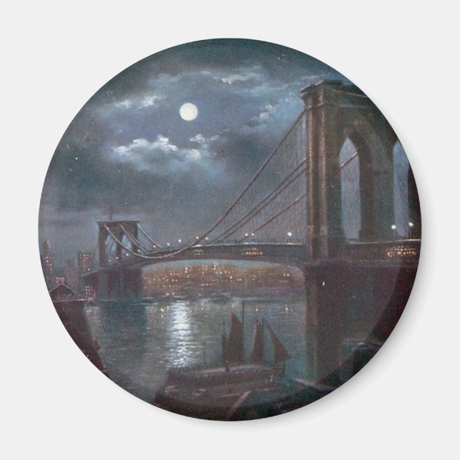 Brooklyn Bridge av Moonlight Magnet (Framsidan)