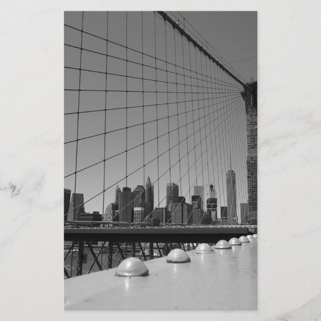 Brooklyn bridge brevpapper (Framsida)