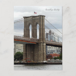 Brooklyn Bridge, Brooklyn, NY-vykort Vykort
