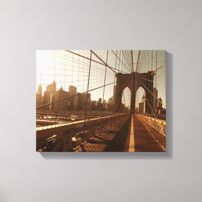 Brooklyn Bridge. Canvastryck (Framsida)