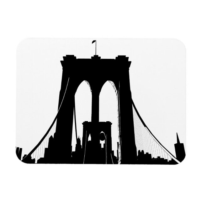 Brooklyn Bridge Dream Magnet (Horisontell)