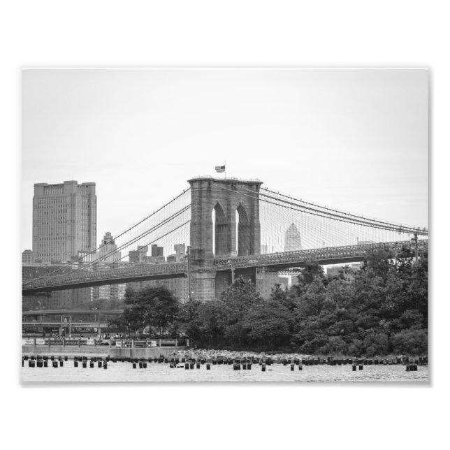 Brooklyn Bridge  Fototryck (Framsidan)