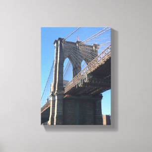 Brooklyn Bridge Himlar New York City NYC-foto Canvastryck