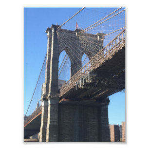 Brooklyn Bridge Himlar New York City NYC-foto Fototryck