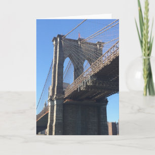 Brooklyn Bridge Himlar New York City NYC-foto Kort
