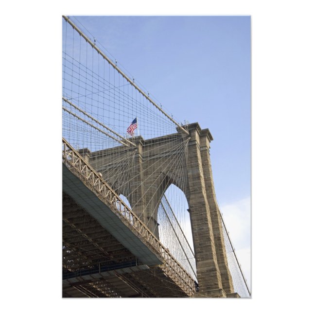 Brooklyn Bridge i New York City, New Fototryck (Framsidan)
